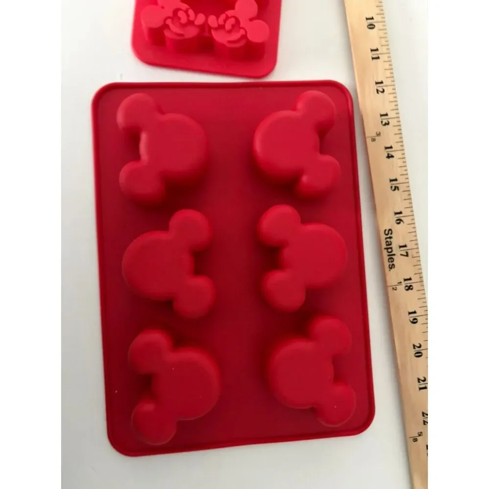 2 Disney rubber molds for cake pops etc..